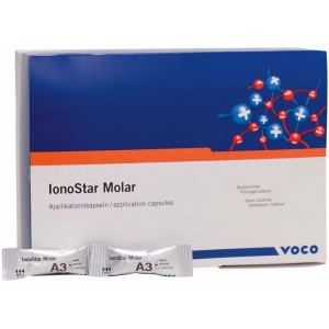 glass ionomer restoration - blockage - IonoStar Molar - application capsule 150 pcs. A2 Υλικά αποκατάστασης υαλο-ιονομερή
